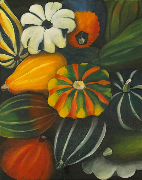 Coloquintes, 40cm x 50cm